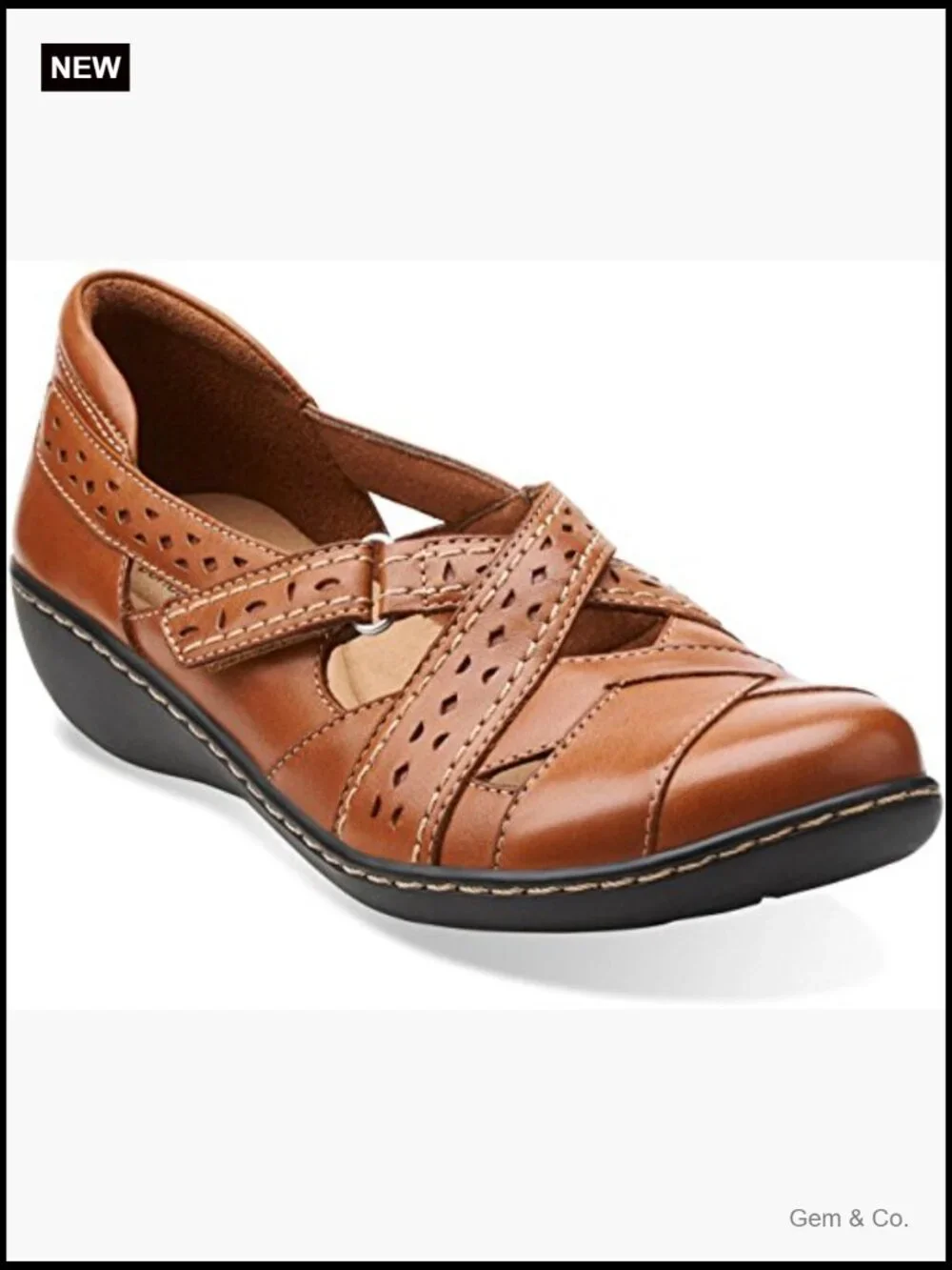 Women's Leather Loafers with Cushioned Footbed